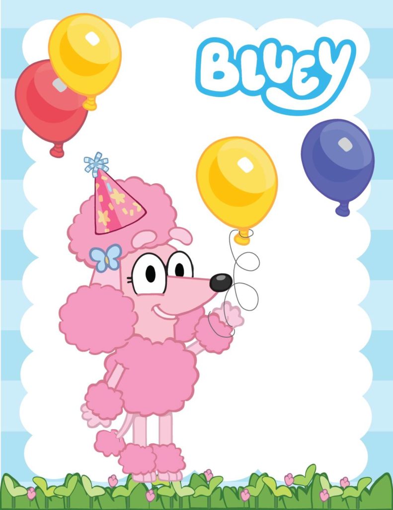 Wall Picture  Bluey  pdf