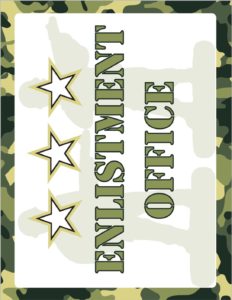 Wall Sign 2 army