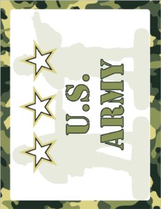 Wall Sign 5 army