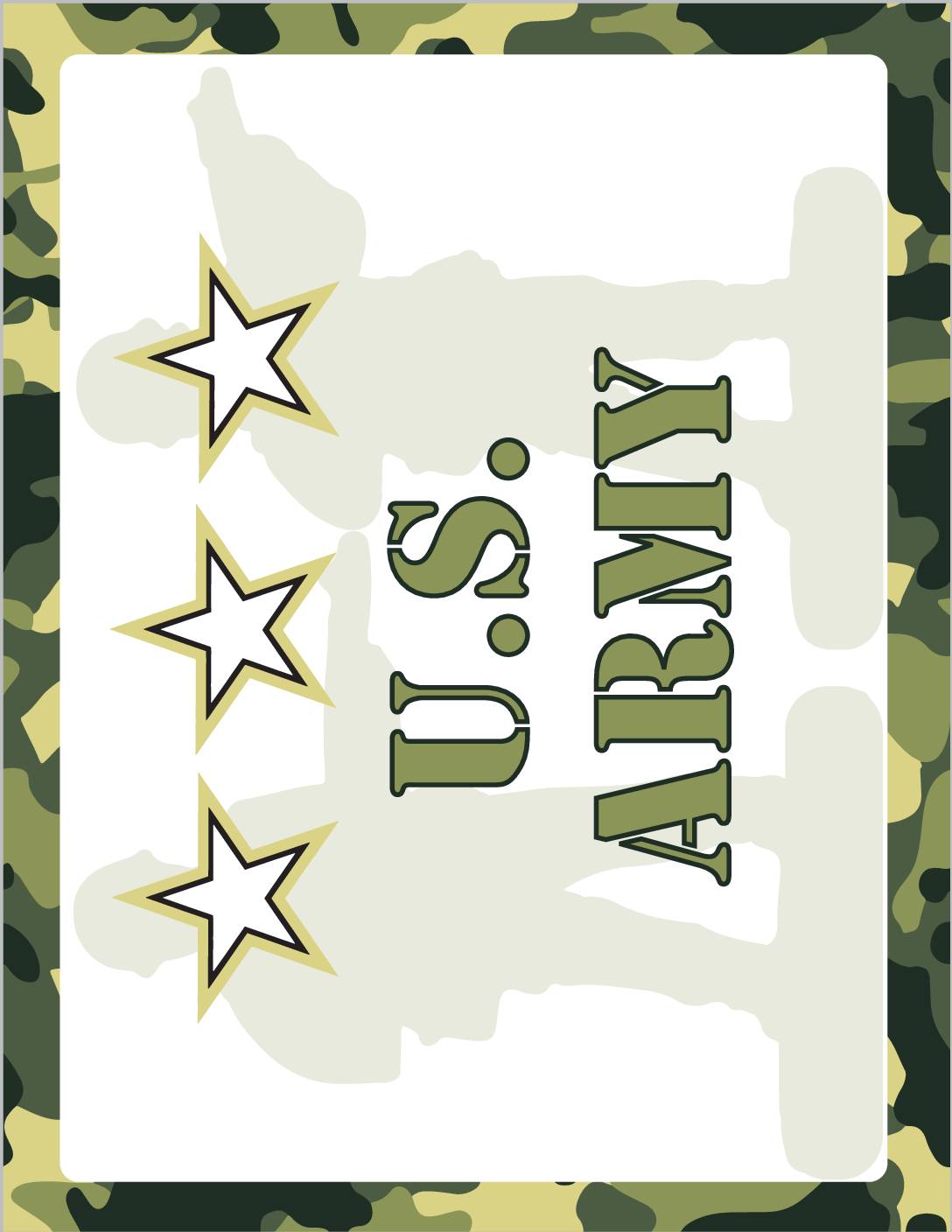 Wall Sign 5 army