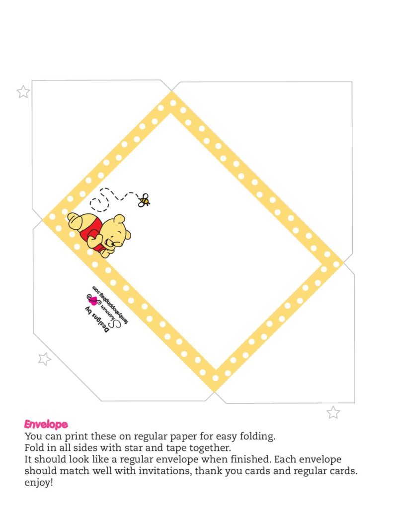 Winnie the Pooh Envelope  pdf