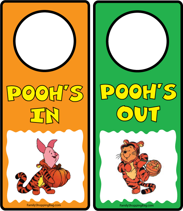 Winnie the Pooh Sign Door Hangers
