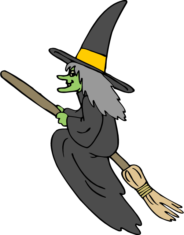 Witch and Broom Party Decorations