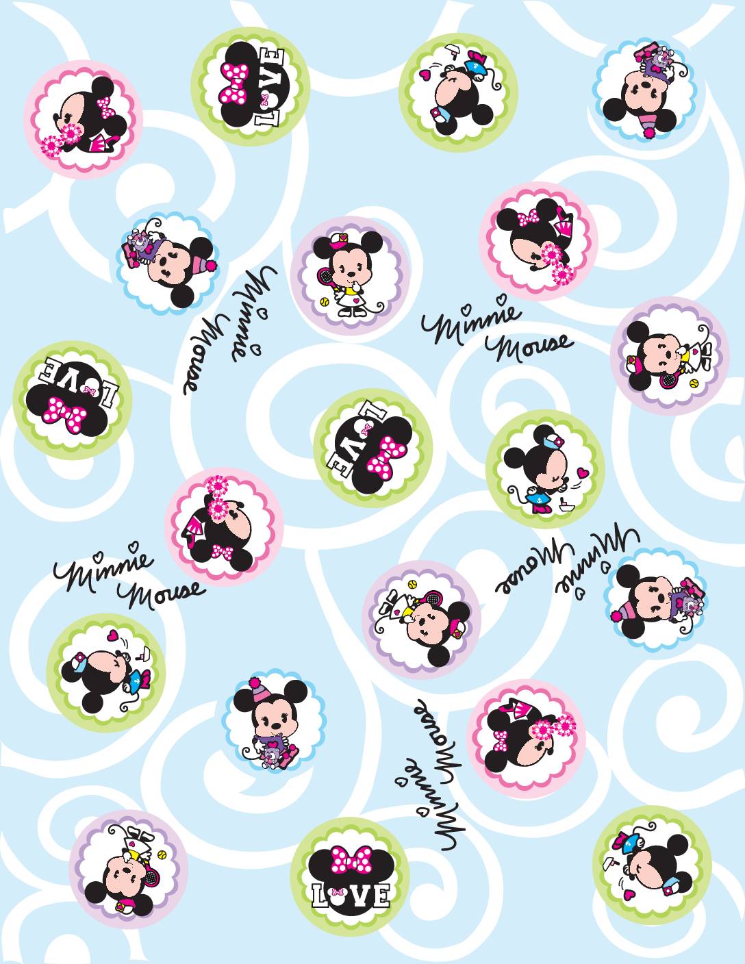 Printable Minnie Wrap Paper Wrapping Paper