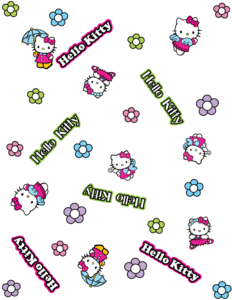 Printable Hello Kitty Wrapping Paper