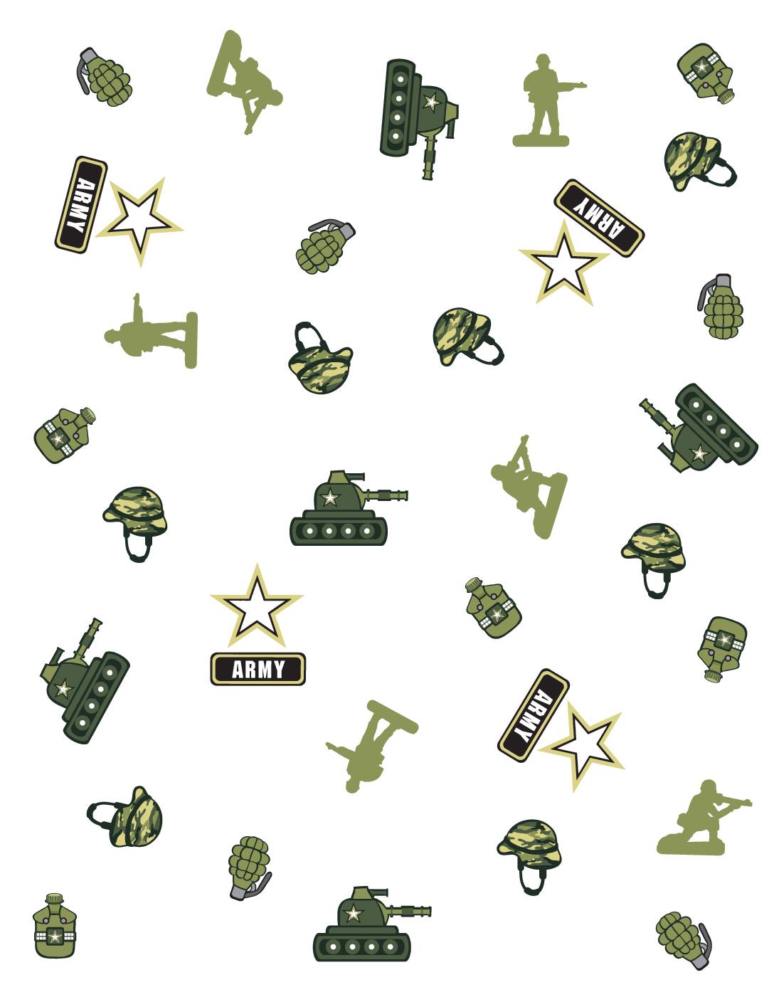 Wrapping Paper Army Wrapping Paper