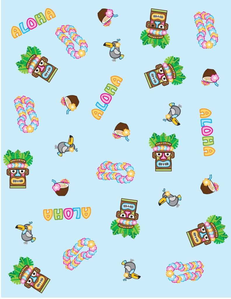 Wrapping Paper Luau  pdf