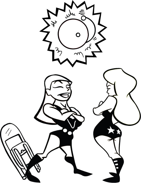 Wrestling Girls Coloring Pages