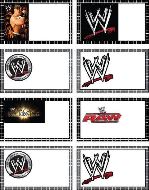 Wrestling Tags Gift Tags