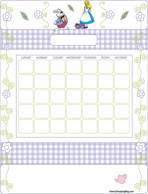 Calendar Alice 2 Calendars