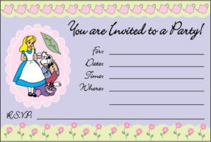 Invitation Alice 1