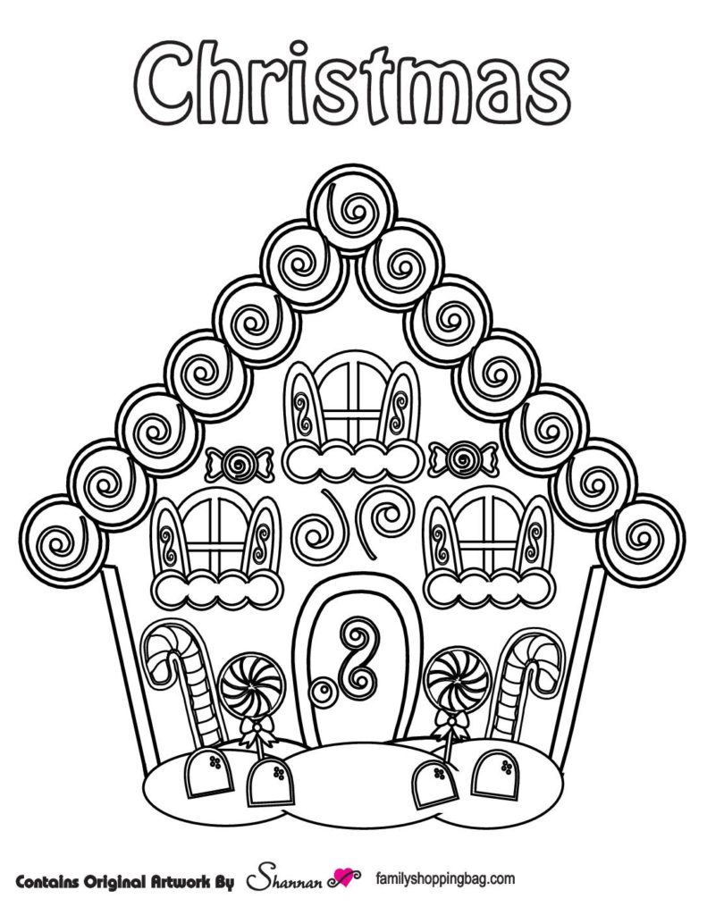 coloring Page Christmas  pdf