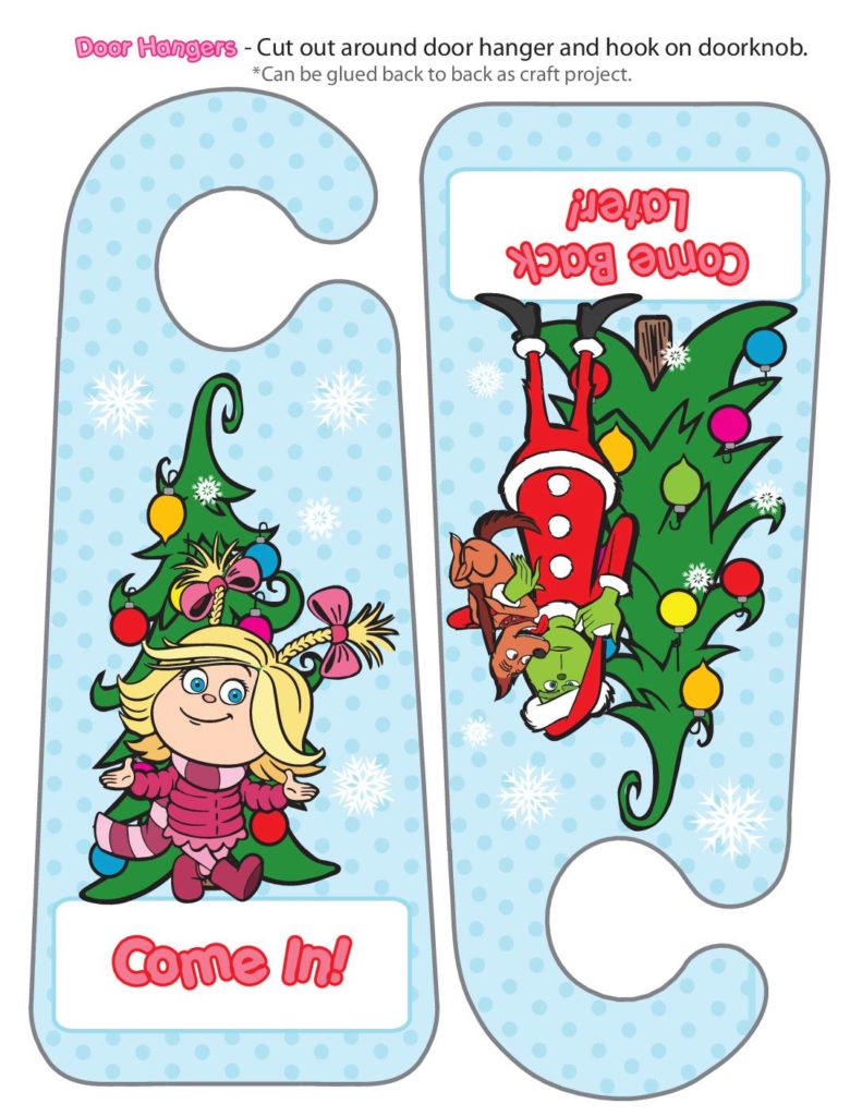 door hanger Grinch  pdf