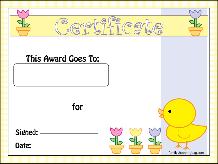 Baby Chick Award