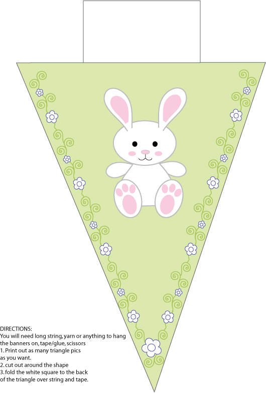 Bunny Banner Party Decorations