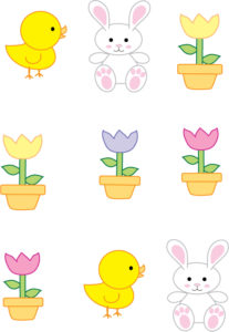 Stickers Bunny Duckie