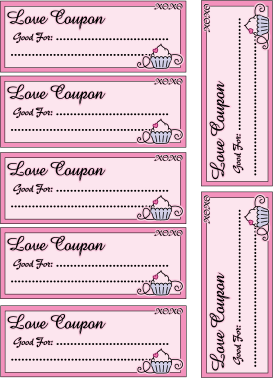 Love Coupons Crafts