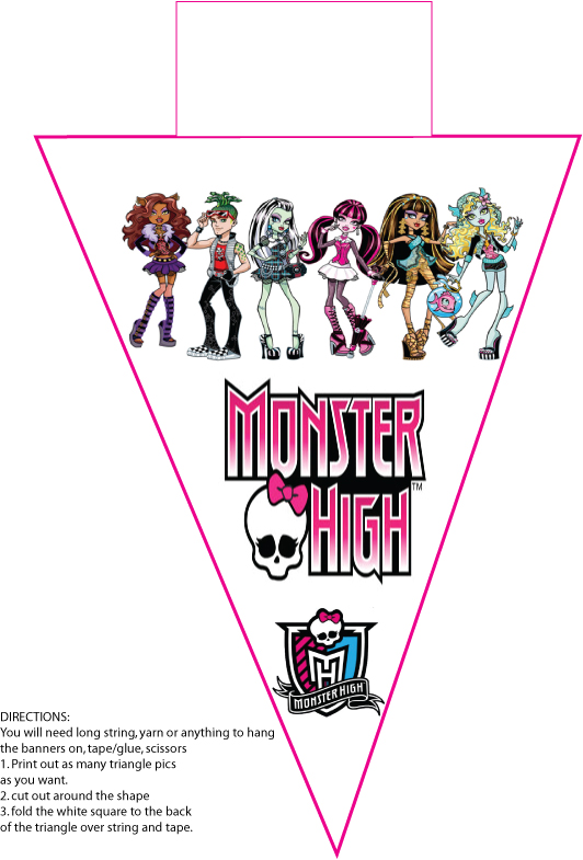 Monster High Banner 1 Party Decorations