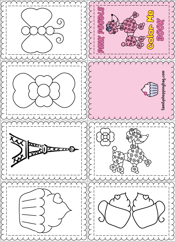 Coloring Book Poodle Coloring Pages