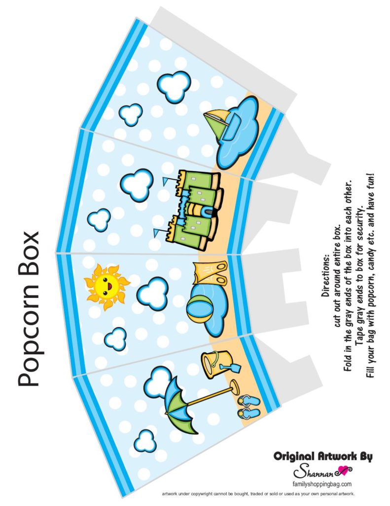 popcorn box  pdf