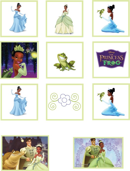 Stickers Princess Frog
