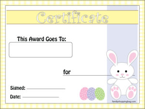 Award White Bunny