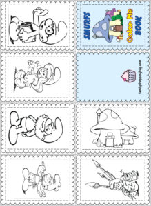 Smurfs Color Book Coloring Pages