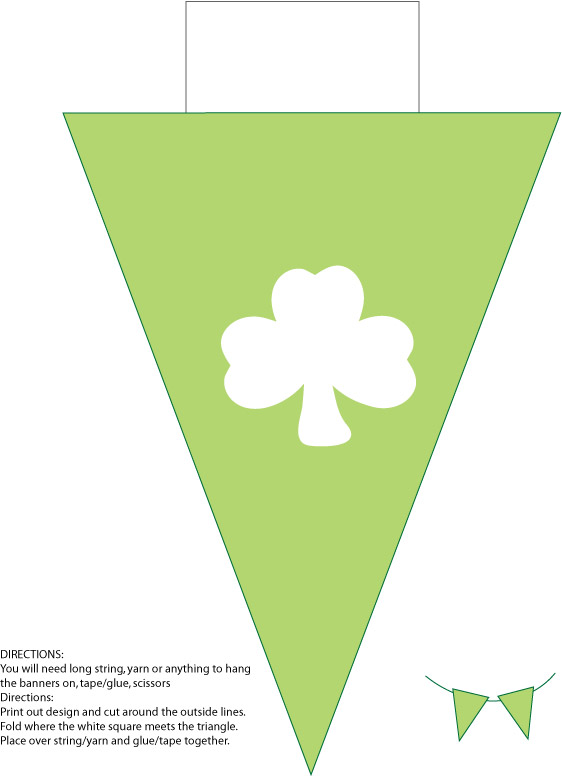 Clover Banner Party Decorations