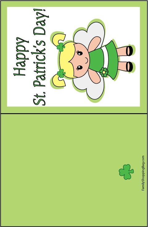 St Patricks Card 4 Invitations
