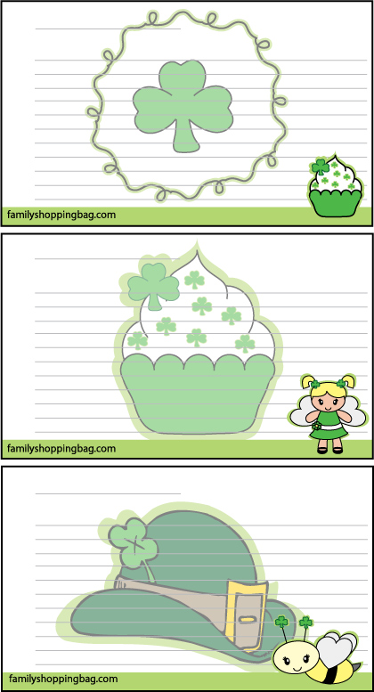 St Pats Recipe Cards Recipe Cards