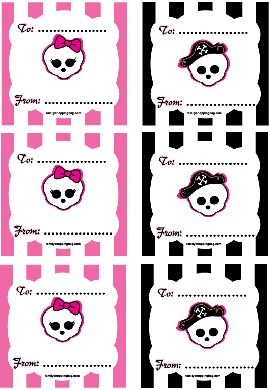 Pirate Skull Valentines