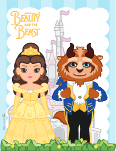Beauty and the Beast Wall Picture