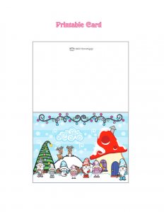 Christmas Gnomes Card