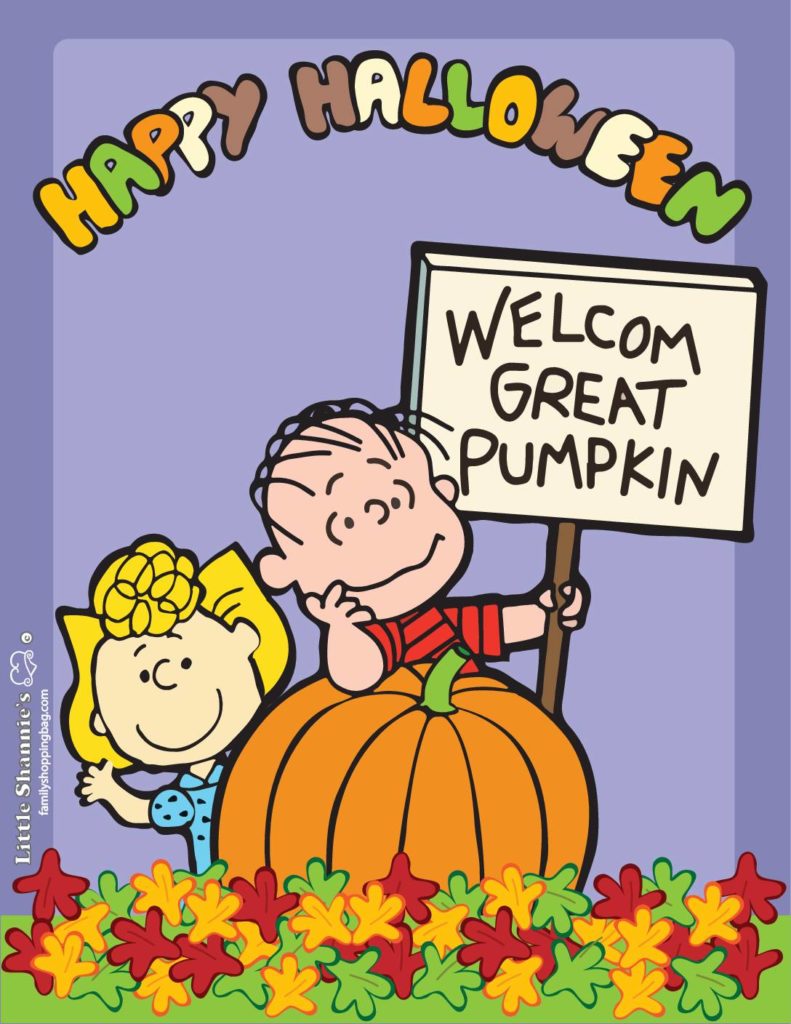 Wall Picture Peanuts Halloween  pdf