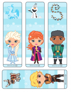 Lil Frozen Bookmarks