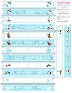 Lil Frozen Food Flags