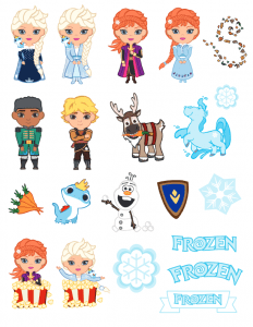 Lil Frozen Stickers