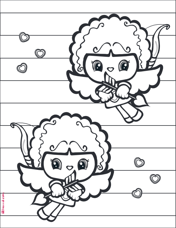 Lil Cupid Coloring Page