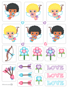 Lil Cupid Stickers