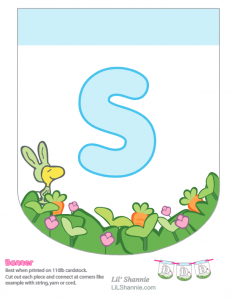 Easter Snoopy Banner S