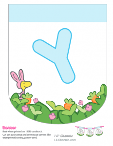 Easter Snoopy Banner Y