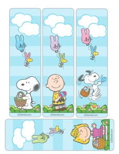 Easter Snoopy Bookmarks