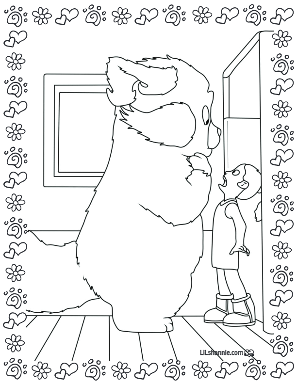 Turning Red Coloring Page
