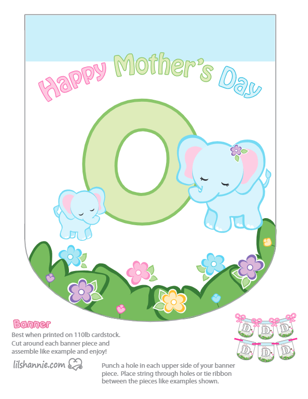 Mother's Day Love Banner O