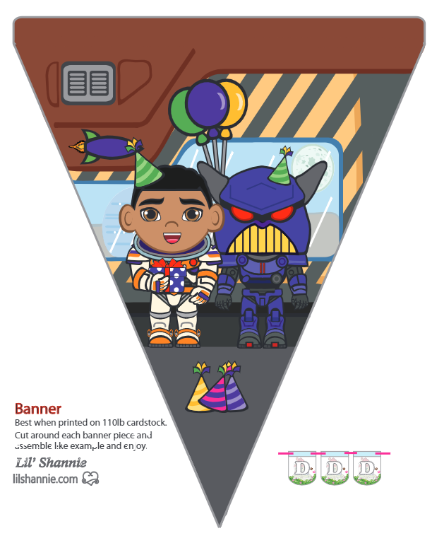 Lil Lightyear Party Banner