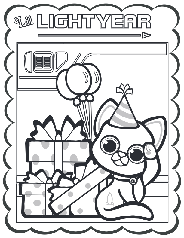 Lil Lightyear Coloring Page