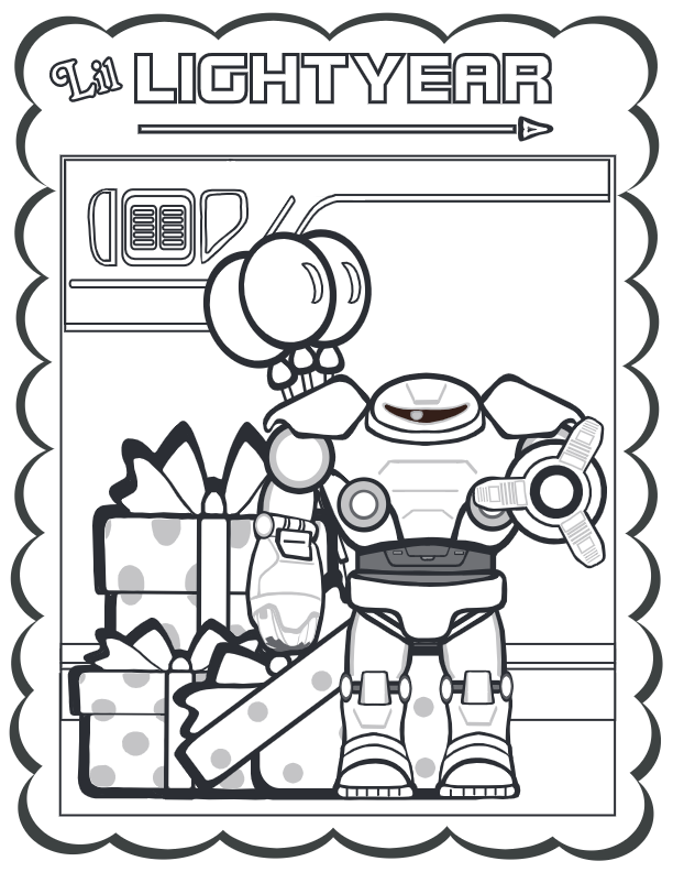 Lil Lightyear Coloring Page