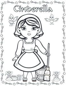 Cinderella Coloring Page