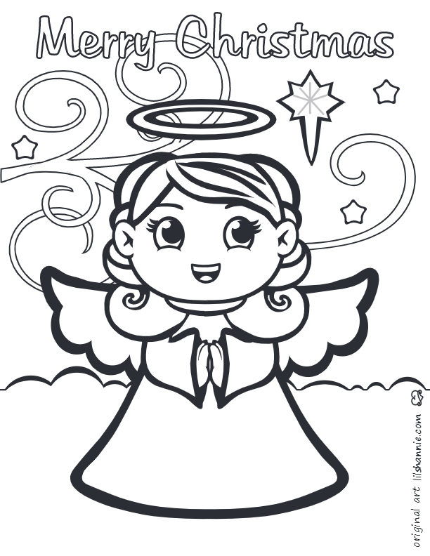 Christmas Manger Coloring Page