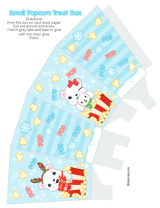 Free Printable Favor Box | Lil Shannie.com